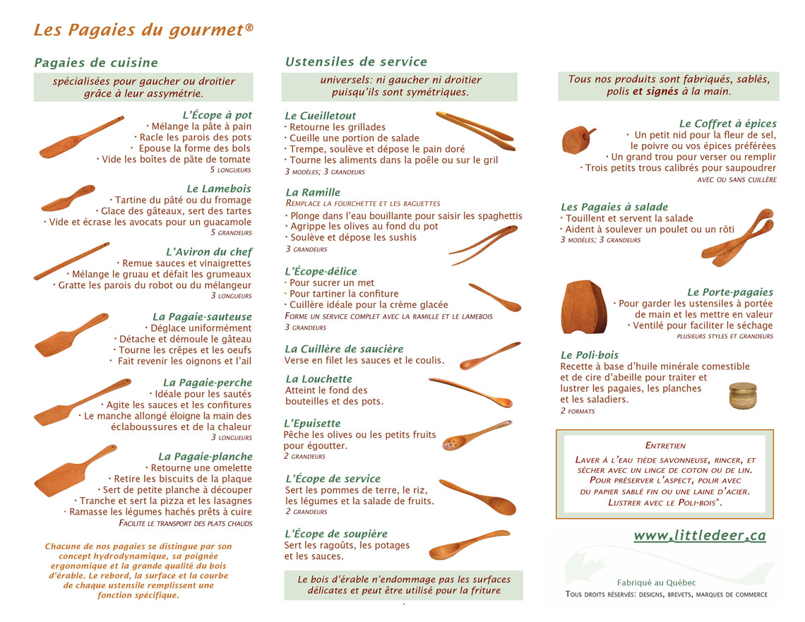 Dépliant des produits Littledeer